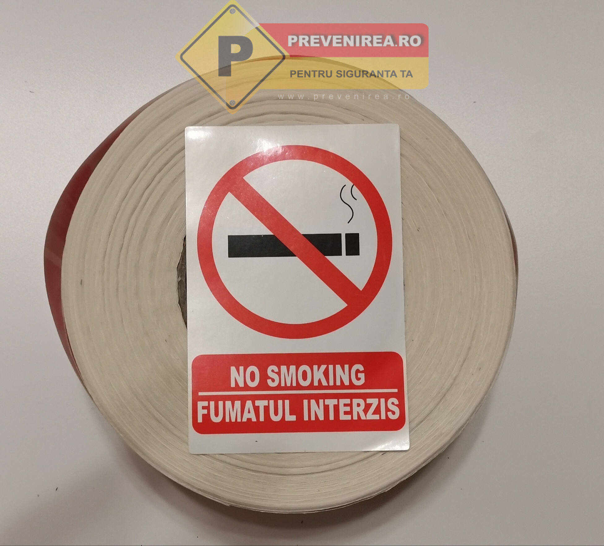 Banda Personalizată cu Semne de Protecția Muncii - Siguranță și Vizibilitate la Locul de Muncă