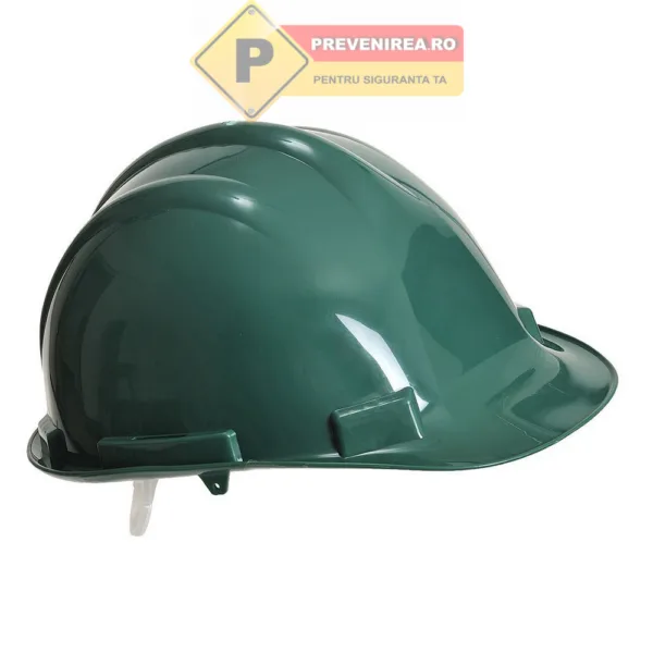 Cască Verde de Siguranță - Protecție Optimă pentru Muncitori și vizitatori