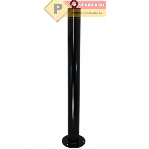 Stalp negru metalic