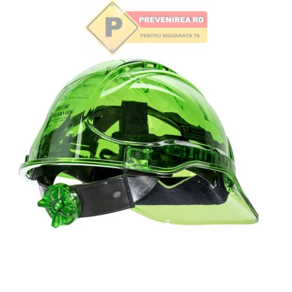 Cască Verde Ventilată