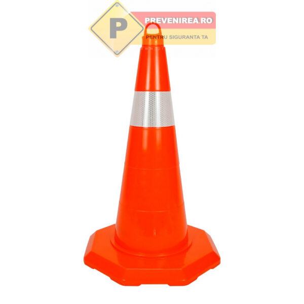 Con de Protecție Flexibil din TPE - 52 cm cu Folie Reflectorizantă