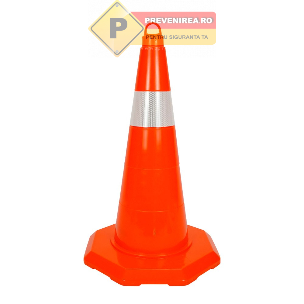Con de Protecție Flexibil din TPE - 52 cm cu Folie Reflectorizantă