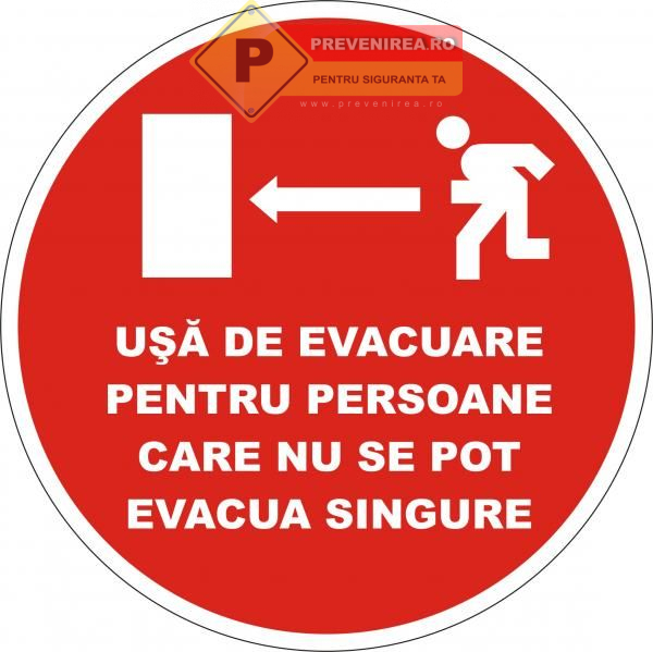 Indicator evacuare pentru persoane cu mobilitate redusă - Semnalizare evacuare de urgență