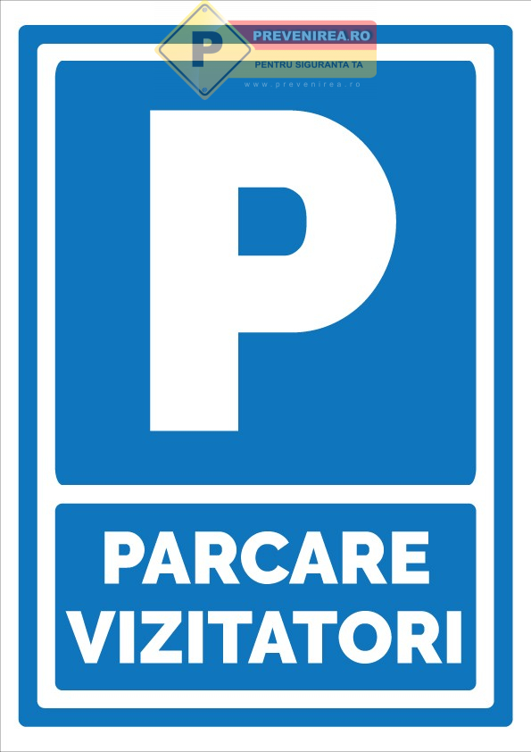 Semn pentru parcare vizitatori