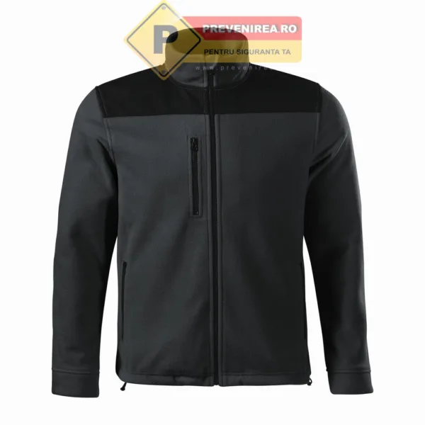 Jachete polar unisex gri inchis pentru protectie