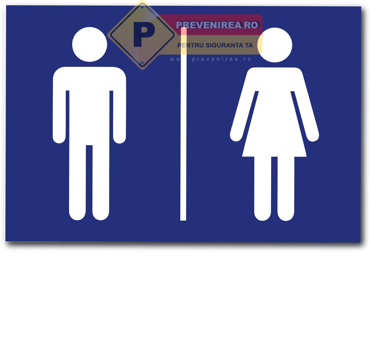 Placuta albastra pentru toalete
