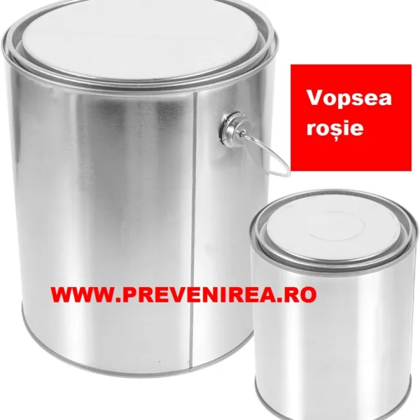 Vopsea pentru asfalt si beton rosie
