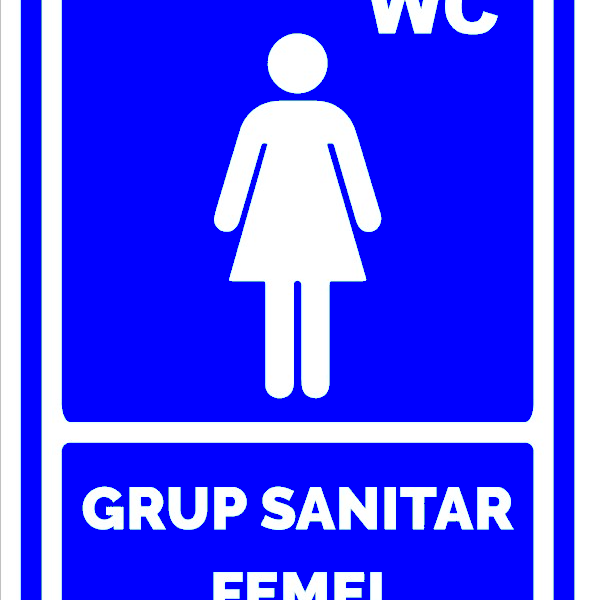 Semn de grup sanitar femei