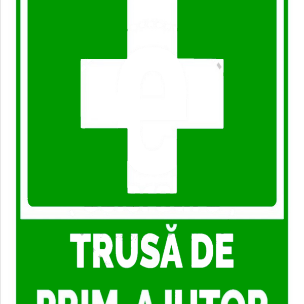 Semn pentru trusa de prim ajutor