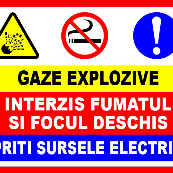 Semn pentru gaze explozive