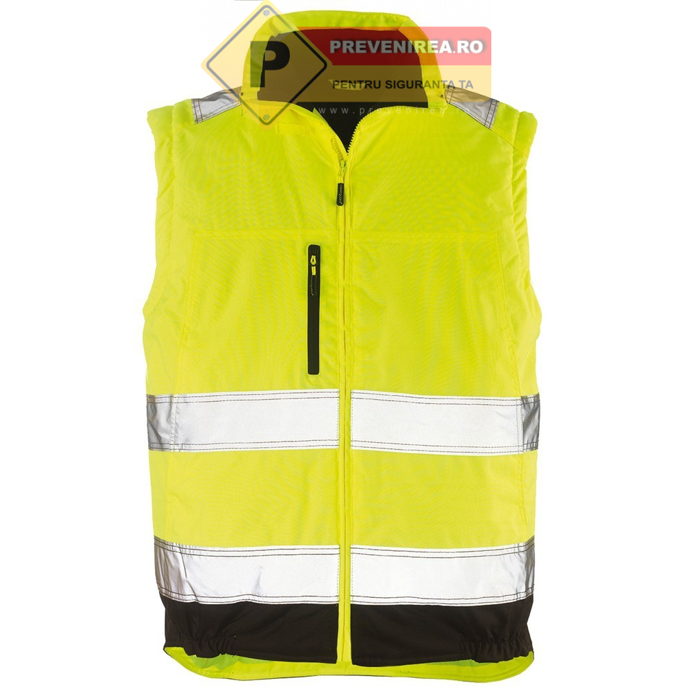 Geacă Reflectorizantă de Iarnă pentru Siguranța Muncii în Depozite - Confort, Vizibilitate și Protecție