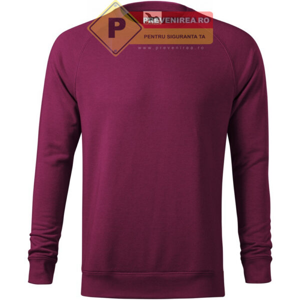 Hanorac visiniu pentru bărbați - stil sport și elegant