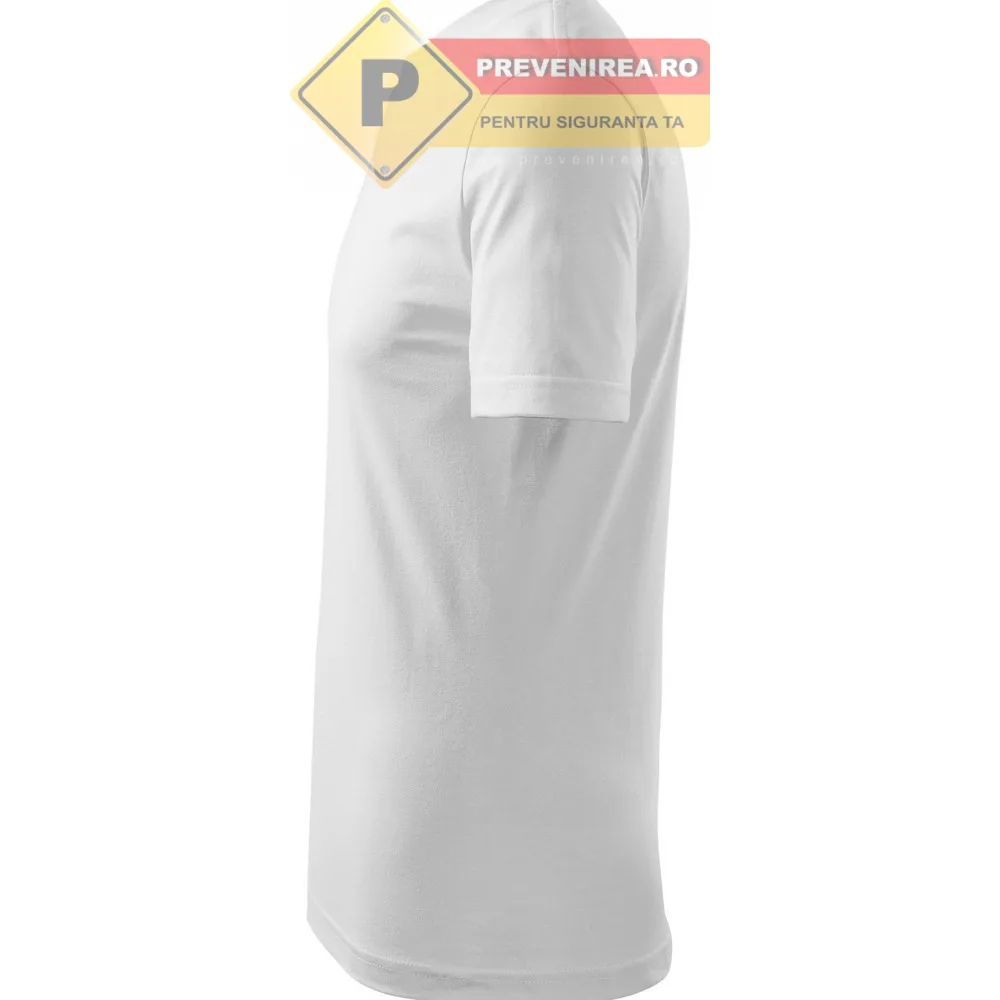 Tricou alb clasic de barbat