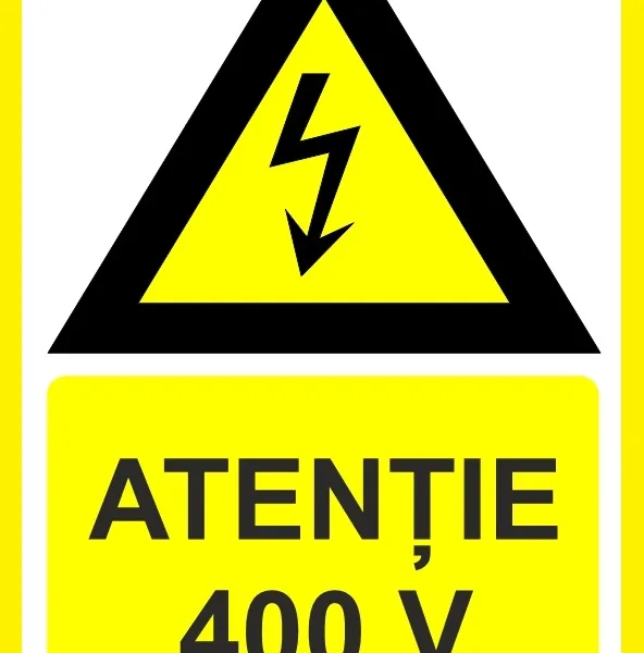 Placuta atentie 400v
