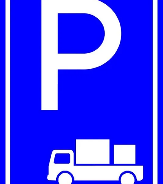Placuta pentru parcare auto transport marfa