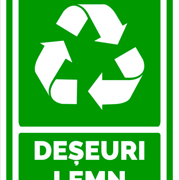 Semn pentru deseuri lemn