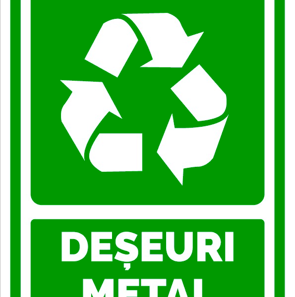 Semn pentru deseuri metal