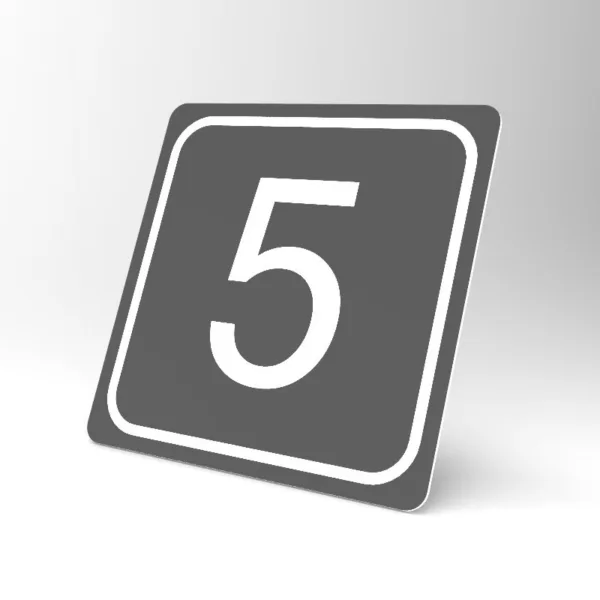 Placuta gri de siguranta 5