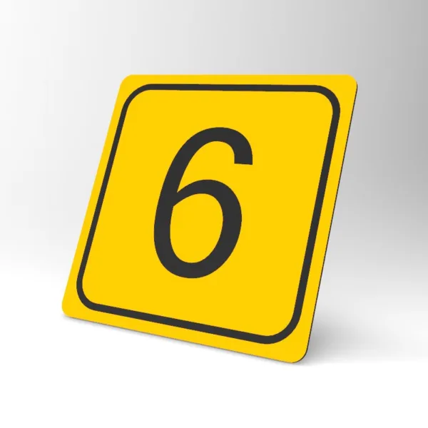 Placute de protectie galbene 6