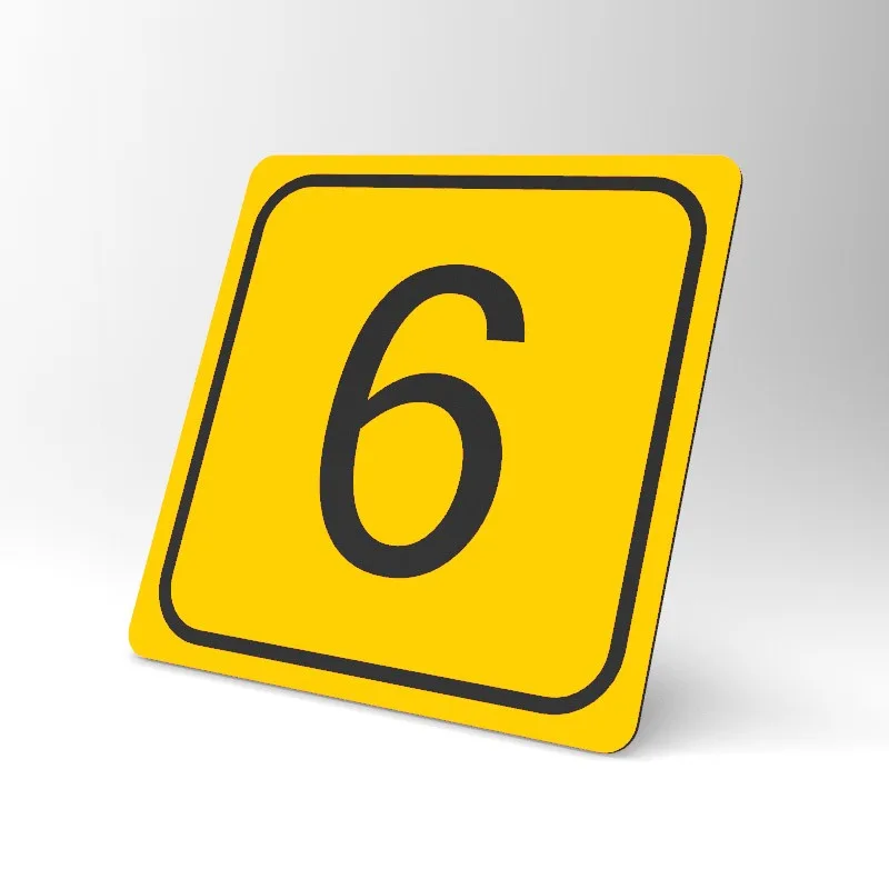 Placute de protectie galbene 6