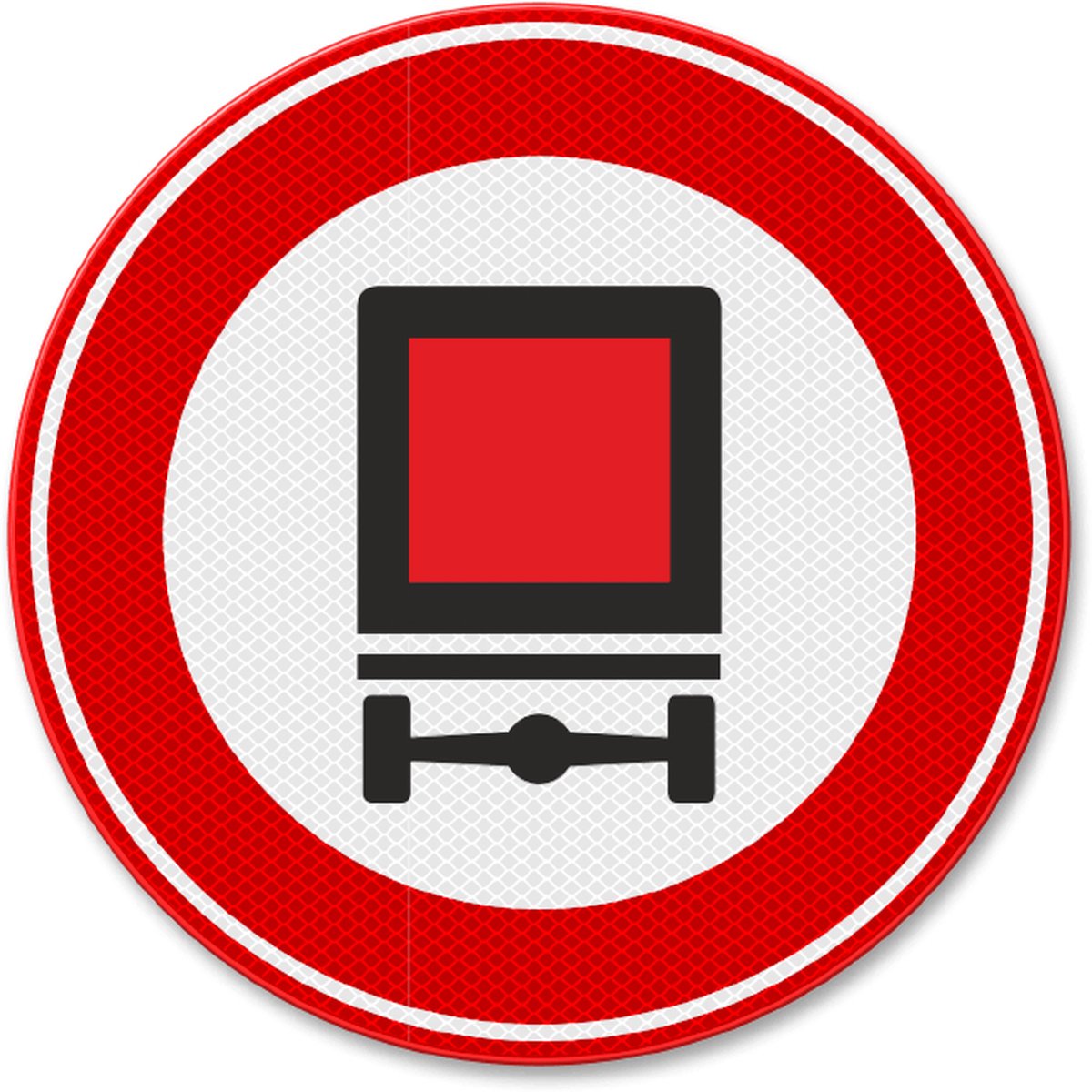 Semn de circulație pentru vehiculele care transporta substante periculoase