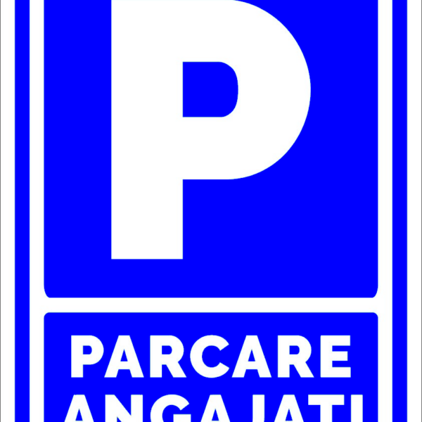 Semn pentru parcare angajati
