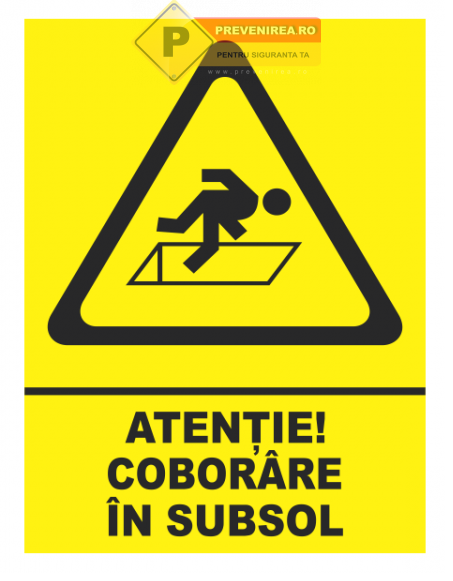 Indicator Atenție Coborâre în Subsol