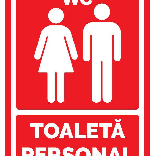 Semn pentru toaleta personal