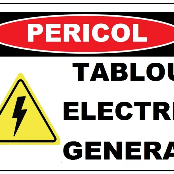 Placuta intrare numai cu permis pericol de electrocutare