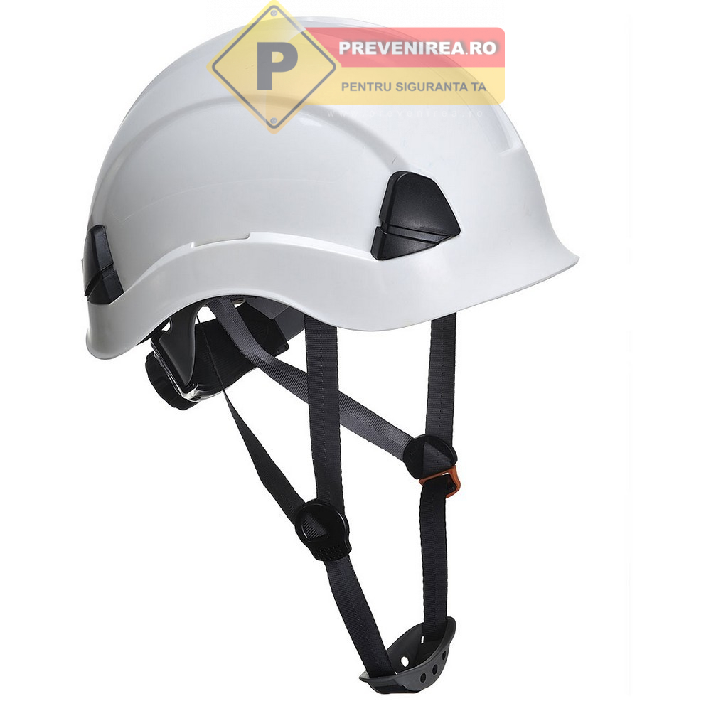 Cască de protecție certificată pentru lucru la înălțime pe șantier - Protecție completă