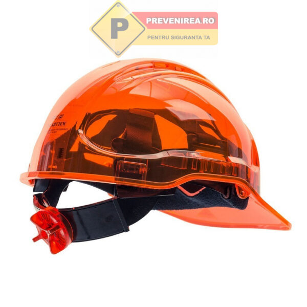 Cască de Protecție Portocalie - Durabilă și Ajustabilă pentru Profesioniști