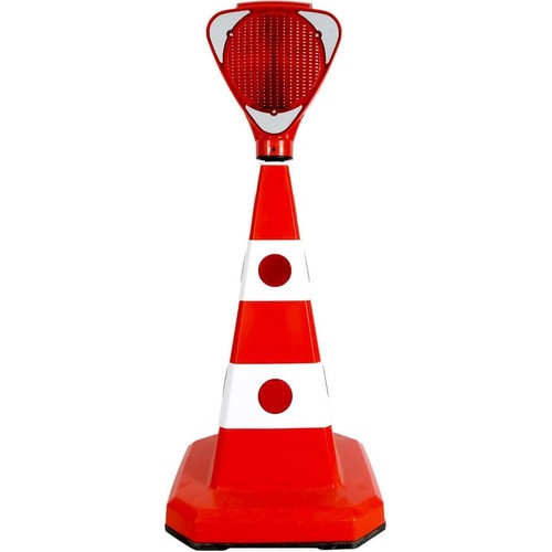 Conuri de Trafic cu Lampă și Vizibilitate Nocturnă - Siguranță pe Șantiere și Drumuri în Reparații