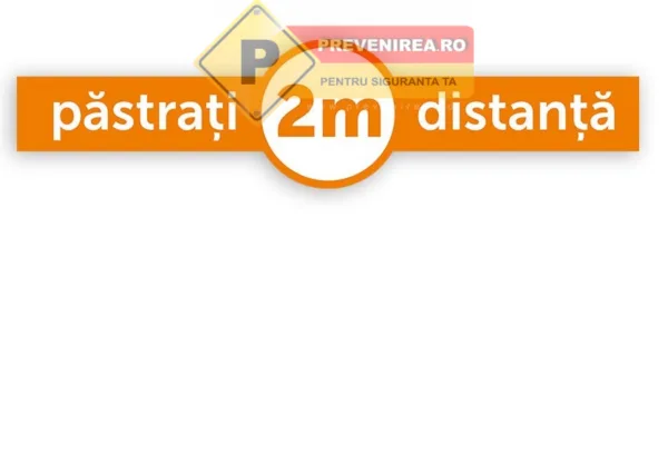 Bandă distanțare socială 2m - Protecție ușoară pentru clienți și angajați