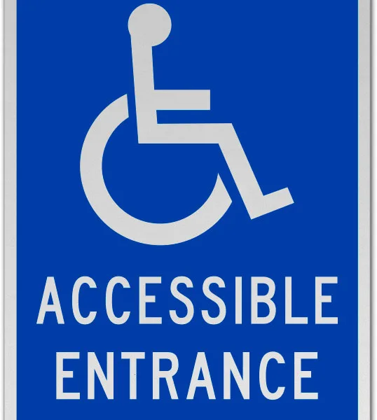 Semn Intrare Accesibilă - Soluția Ideală pentru Acces Rapid