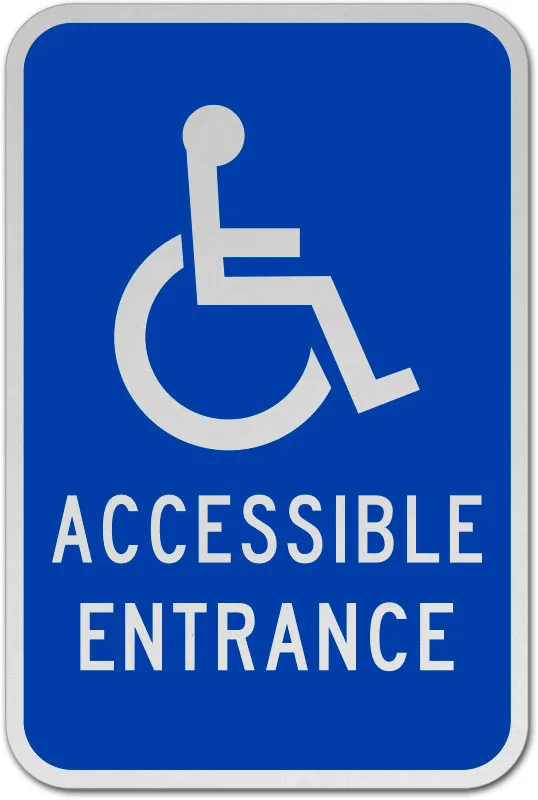 Semn Intrare Accesibilă - Soluția Ideală pentru Acces Rapid