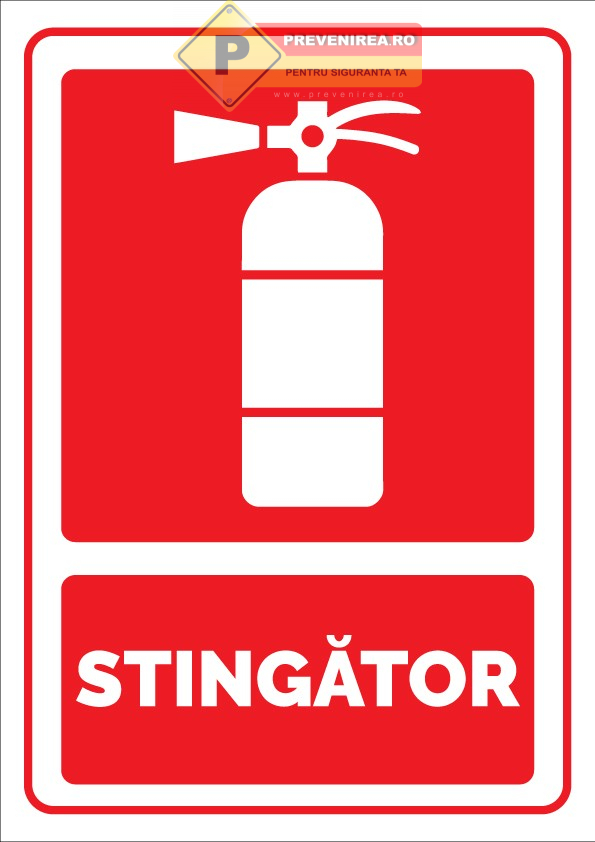 Indicator pentru Stingător - Marcare Stingător