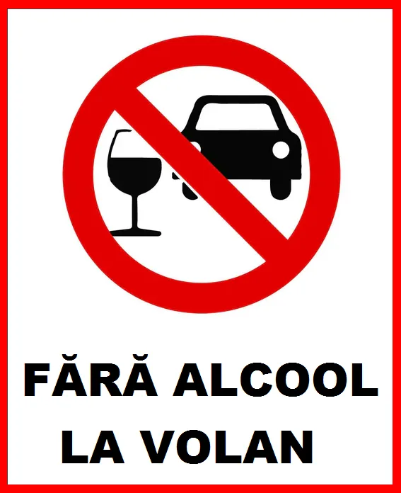 Placuta fara alcool la volan