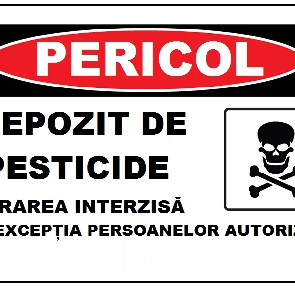 Placuta pentru depozit de pesticide