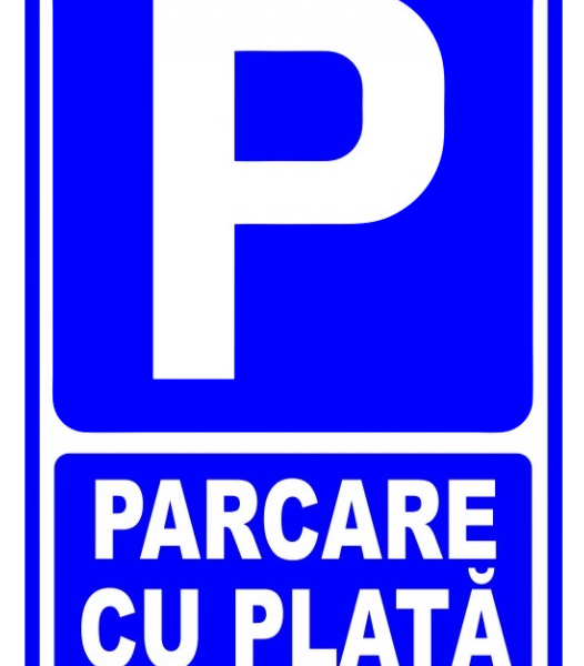 Semn de parcare cu plata