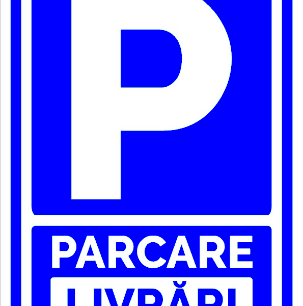 Semn de parcare livrari