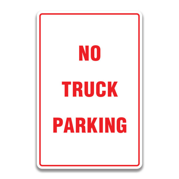 NO TRUCK PARKING SIGNS