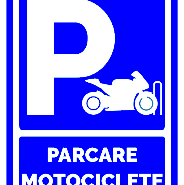 Semn pentru parcare motociclete
