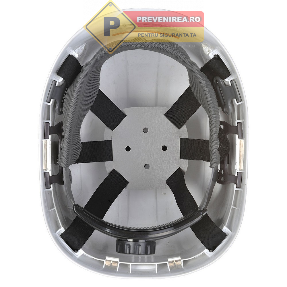 Cască de protecție certificată pentru lucru la înălțime pe șantier - Protecție completă