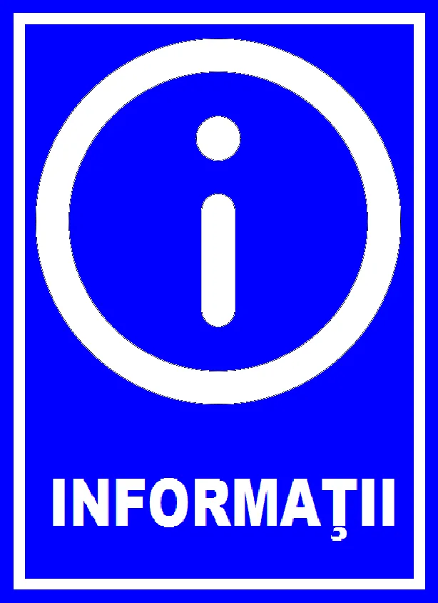 Placuta cu informatii