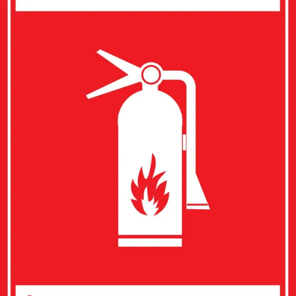 Placuta pentru stingator in caz de incendiu