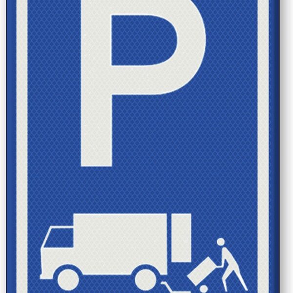 Semn pentru parcare încărcare și descărcare