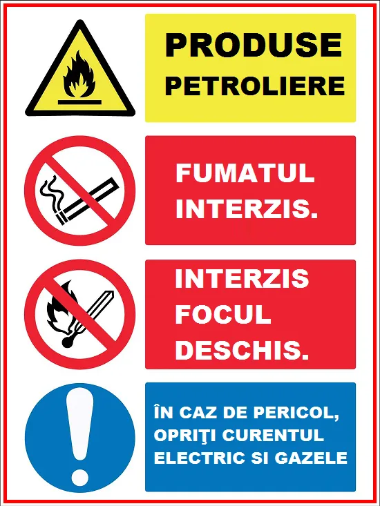 Placuta cu instructiuni de protectia muncii