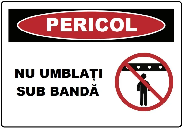 Placuta nu umblati sub banda