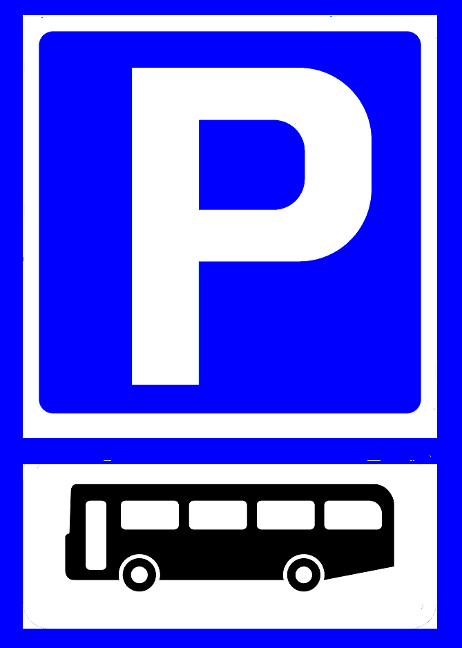 Semn pentru parcare autobuz
