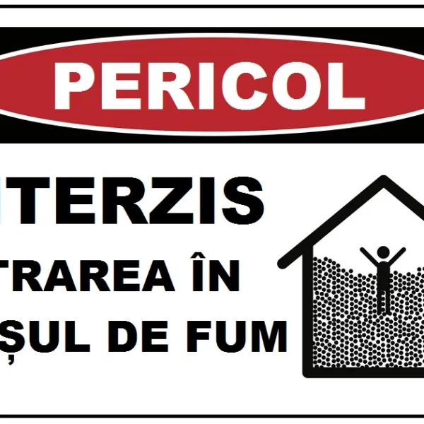 Placuta interzis intrarea in cosul de fum